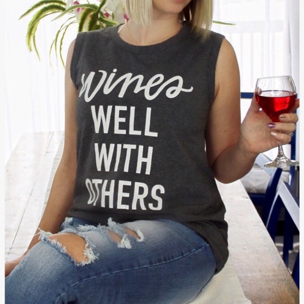 “Wines Well With Others” Tank